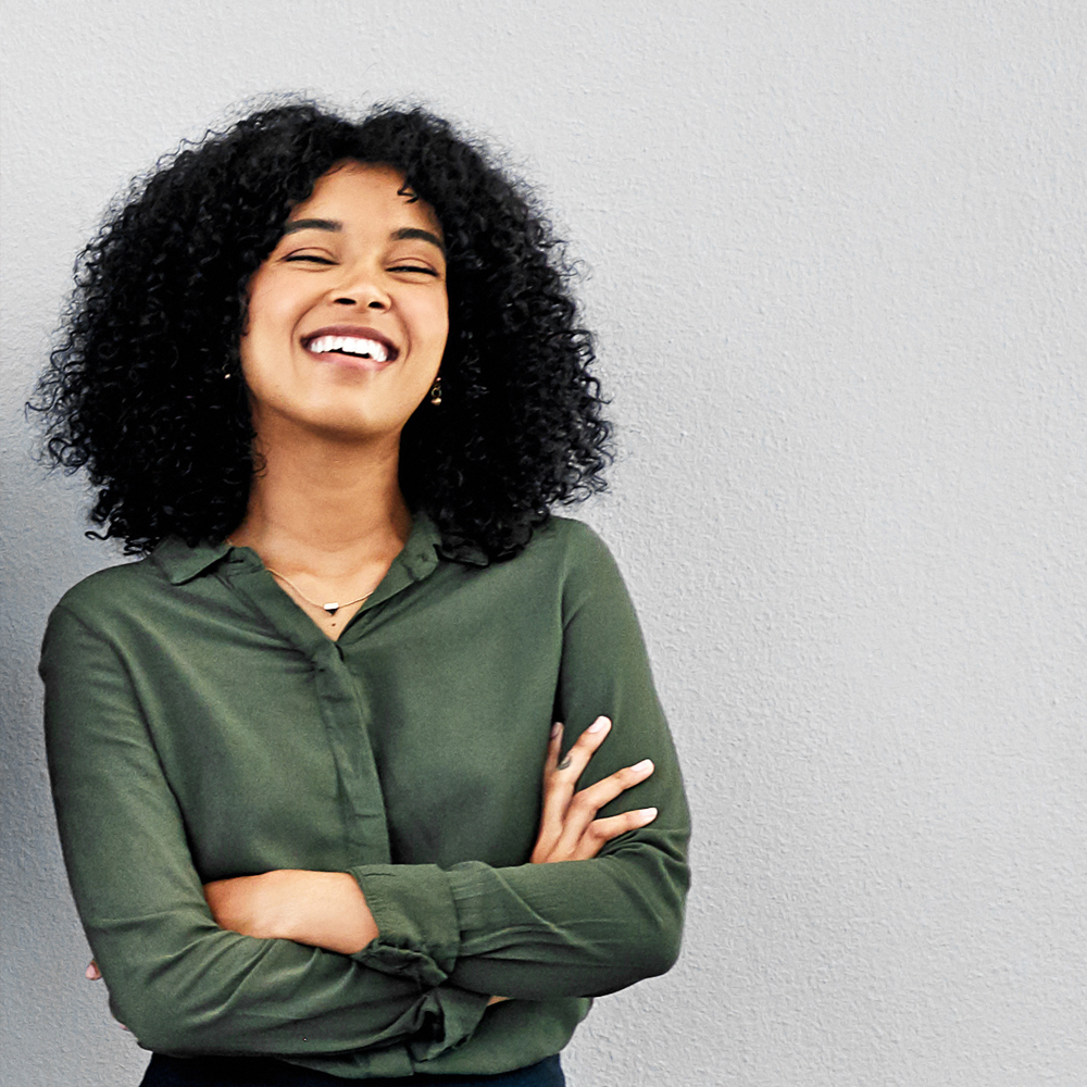 female leader after gaining leadership coaching